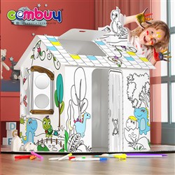 CB925128 CB925132 - Painting doddle DIY cardboard toy graffiti paper house kids